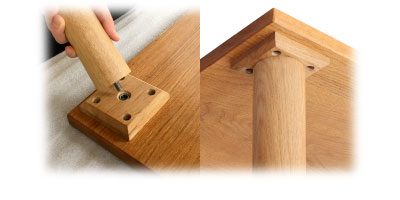 round wooden table legs